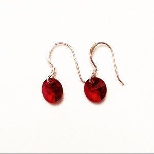 Swarovski Crystal & 925 SS Drop Earrings 2/20